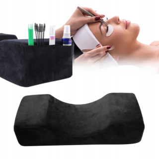 Kozmetický vankúšik Prima Derma na predlžovanie mihalníc, čierny